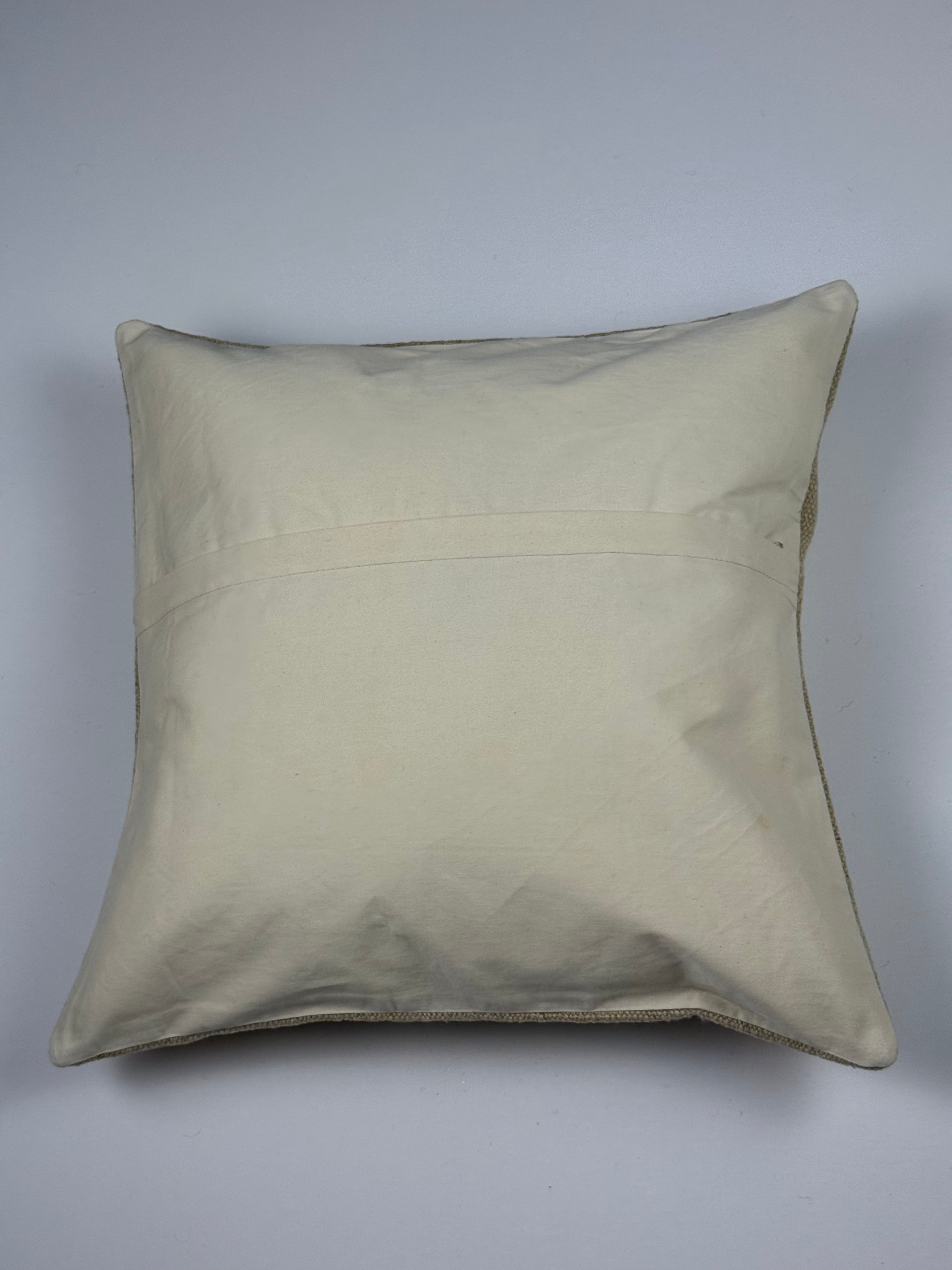 Unikt håndlavet kelim pudebetræk - 50x50 cm