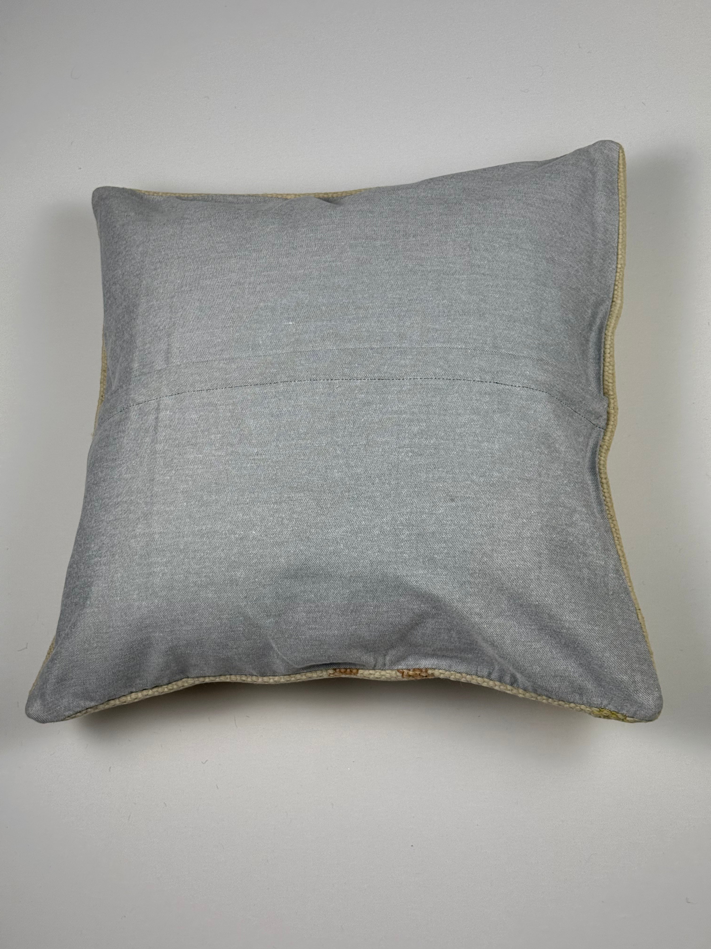 Unikt håndlavet kelim pudebetræk - 50x50 cm