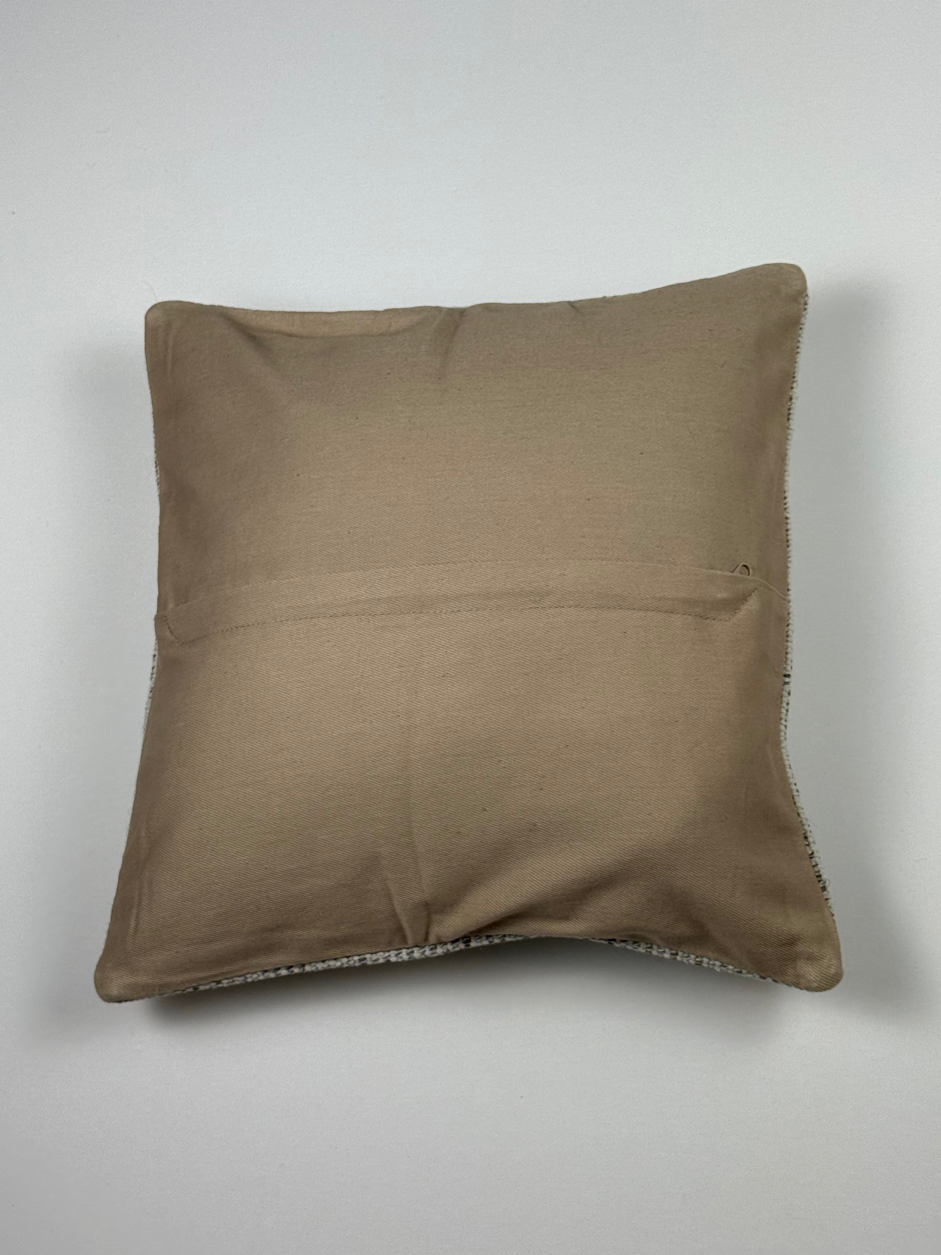 Unikt håndlavet kelim pudebetræk - 40x40 cm