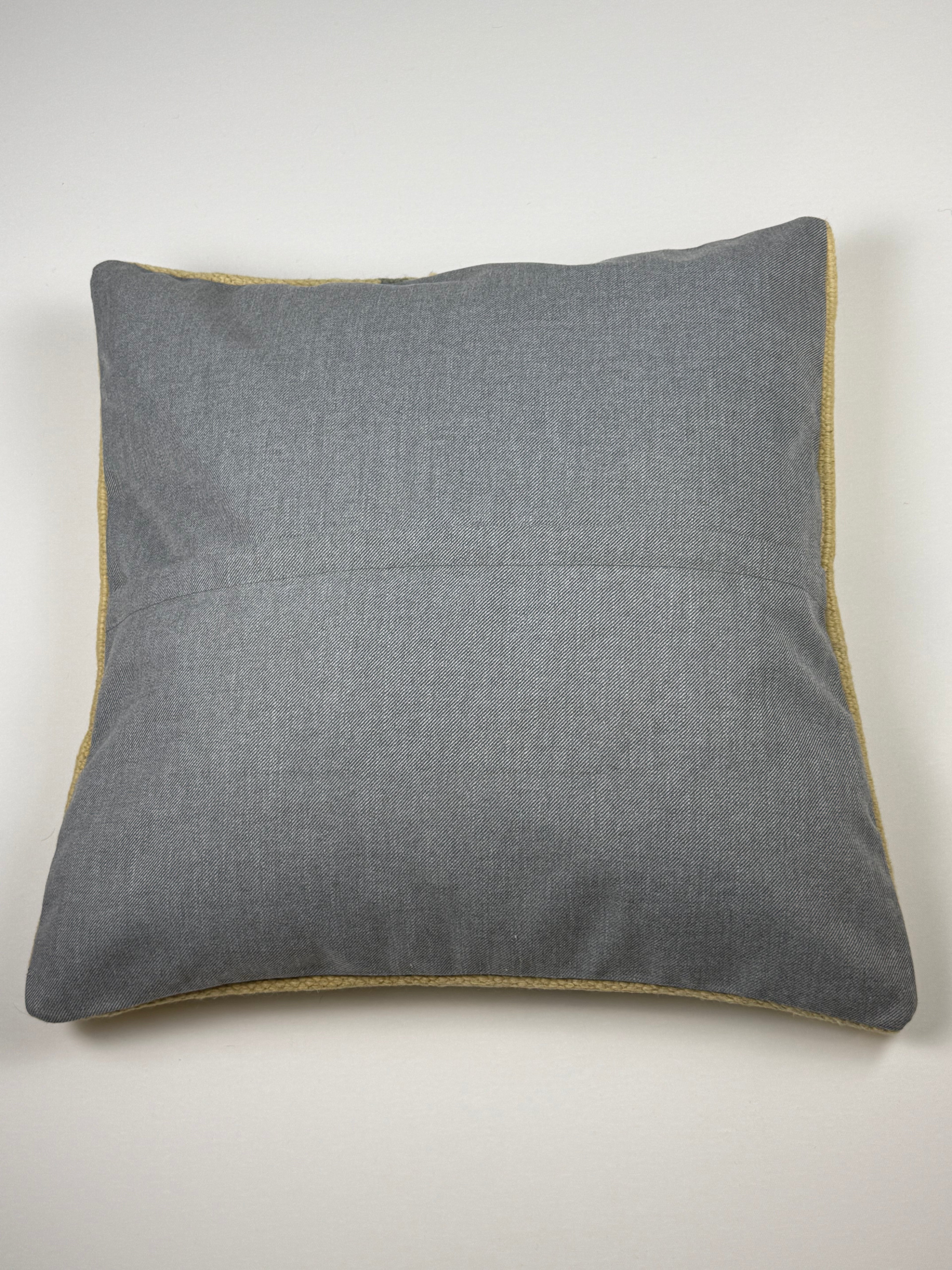 Unikt håndlavet kelim pudebetræk - 60x60 cm