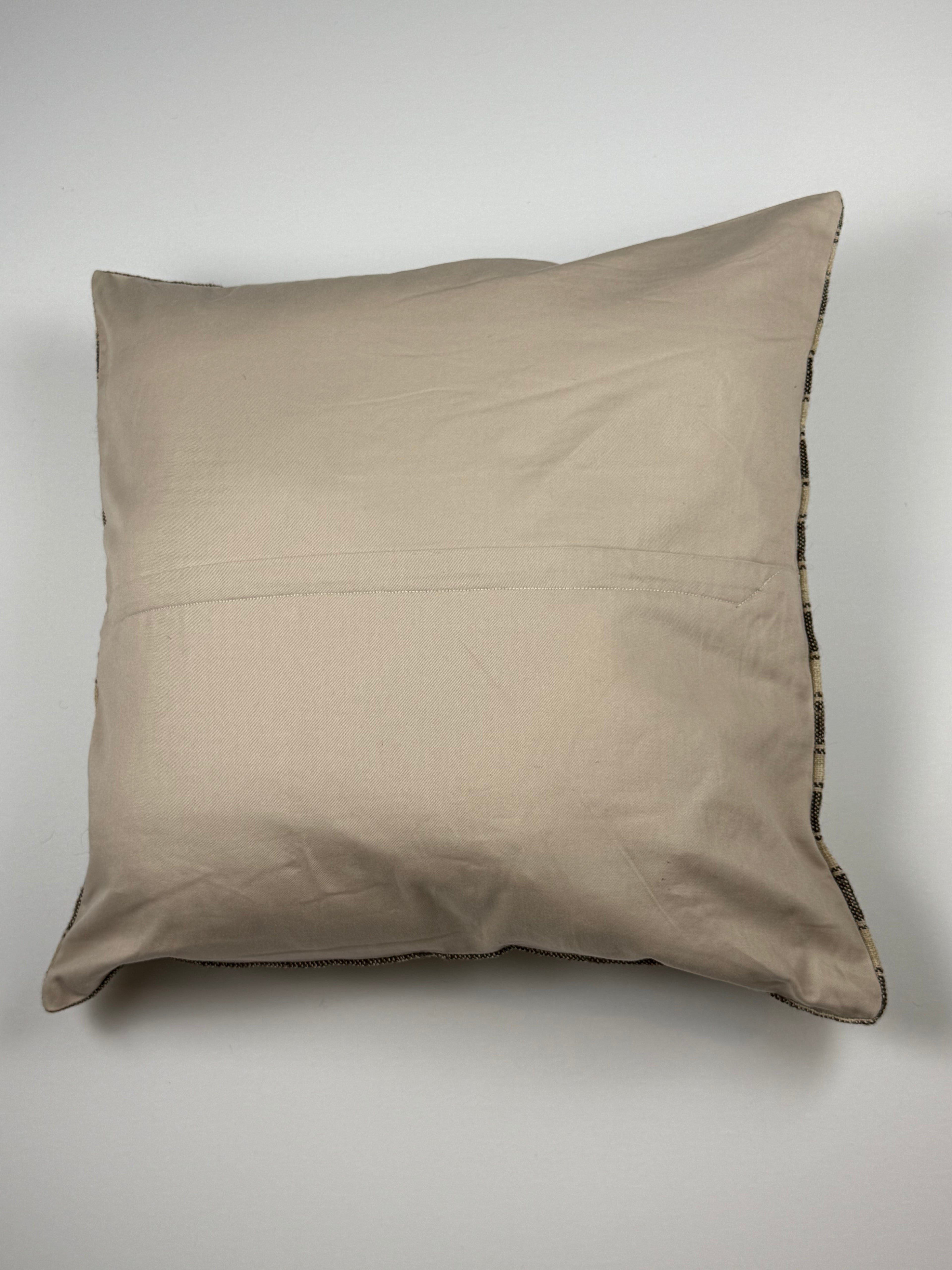 Unikt håndlavet kelim pudebetræk - 60x60 cm