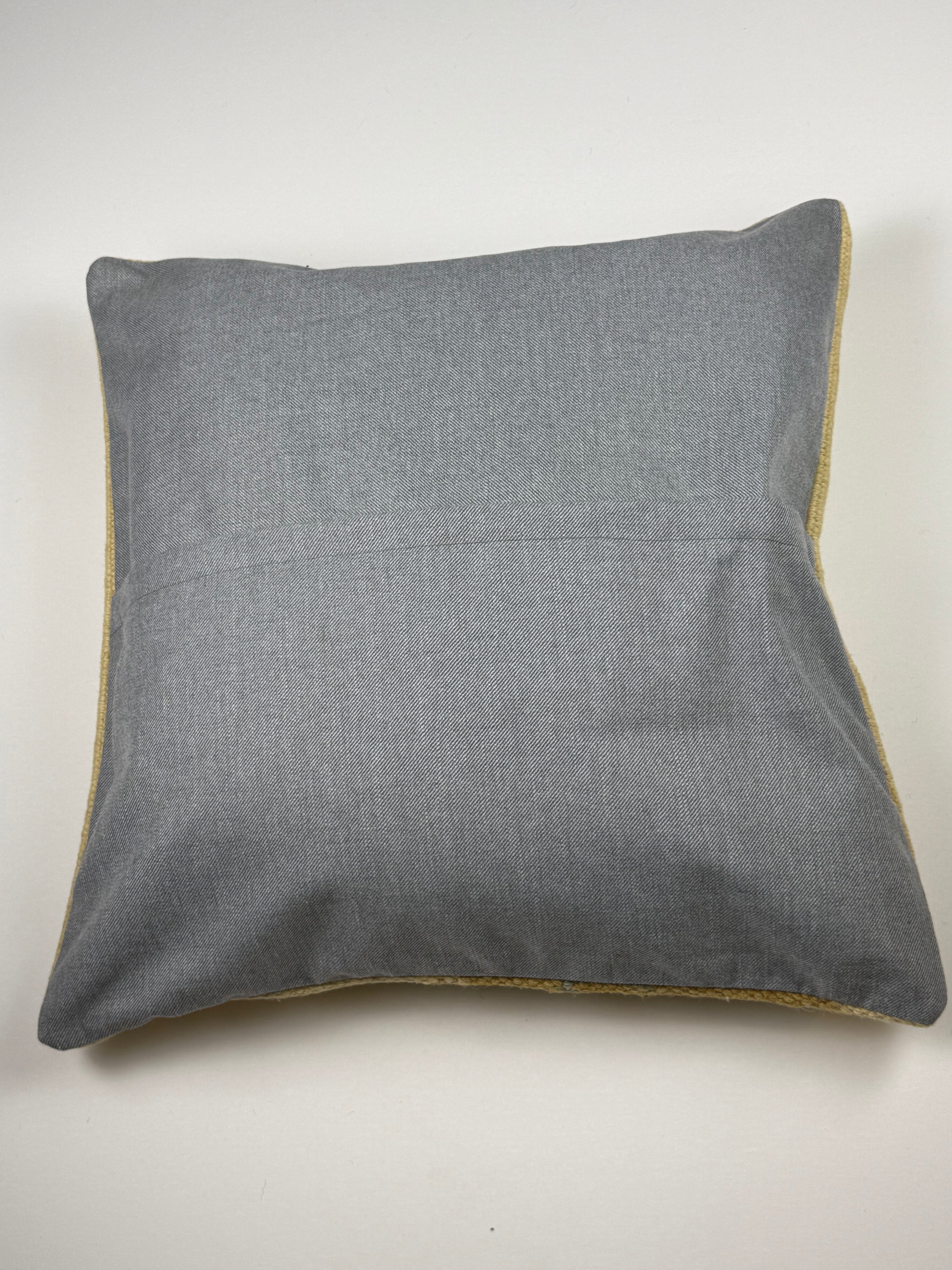 Unikt håndlavet kelim pudebetræk - 60x60 cm