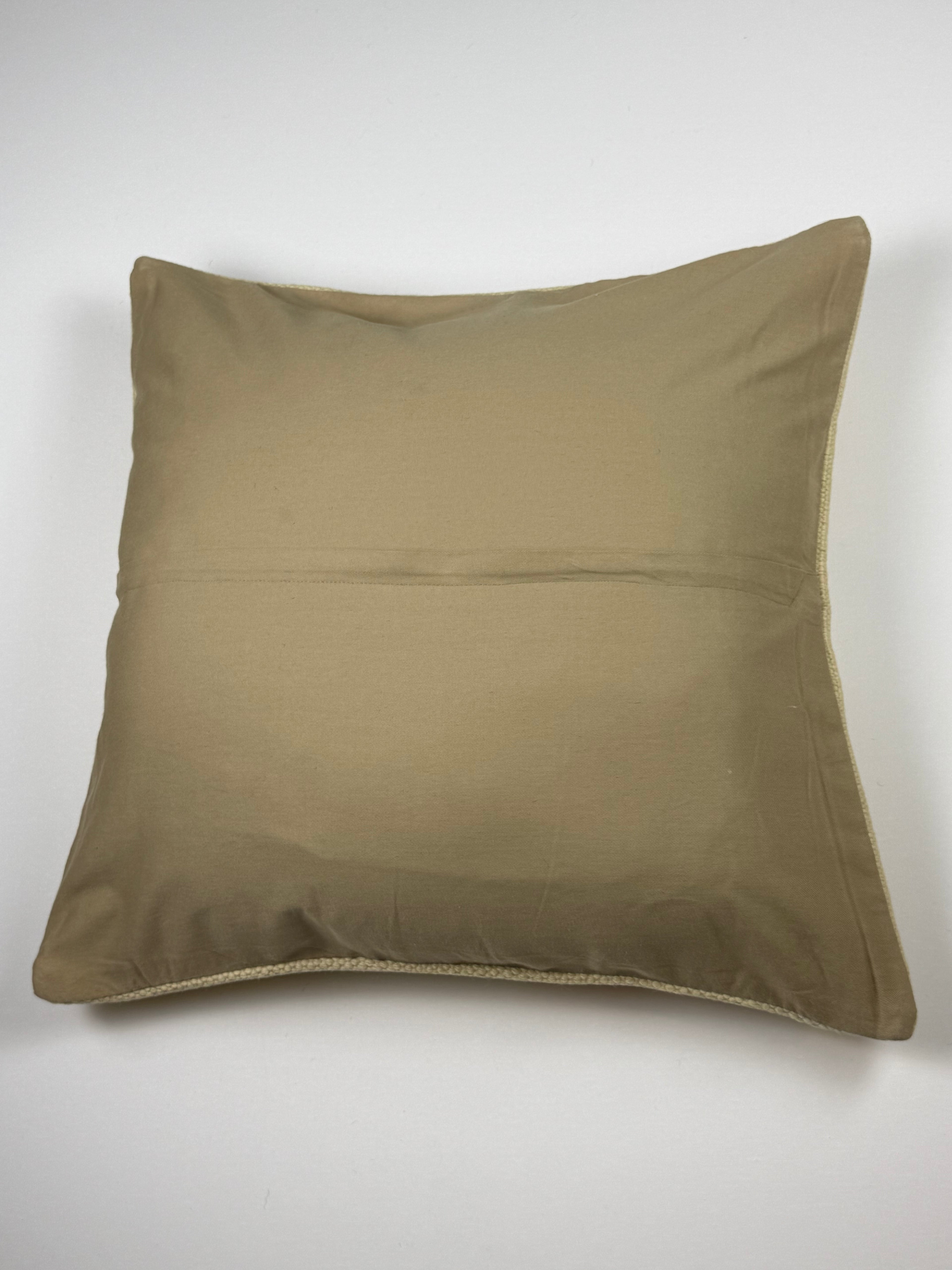 Unikt håndlavet kelim pudebetræk - 60x60 cm