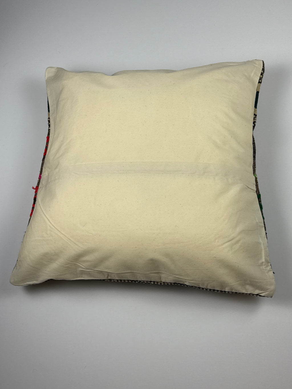 Unikt håndlavet kelim pudebetræk - 60x60 cm