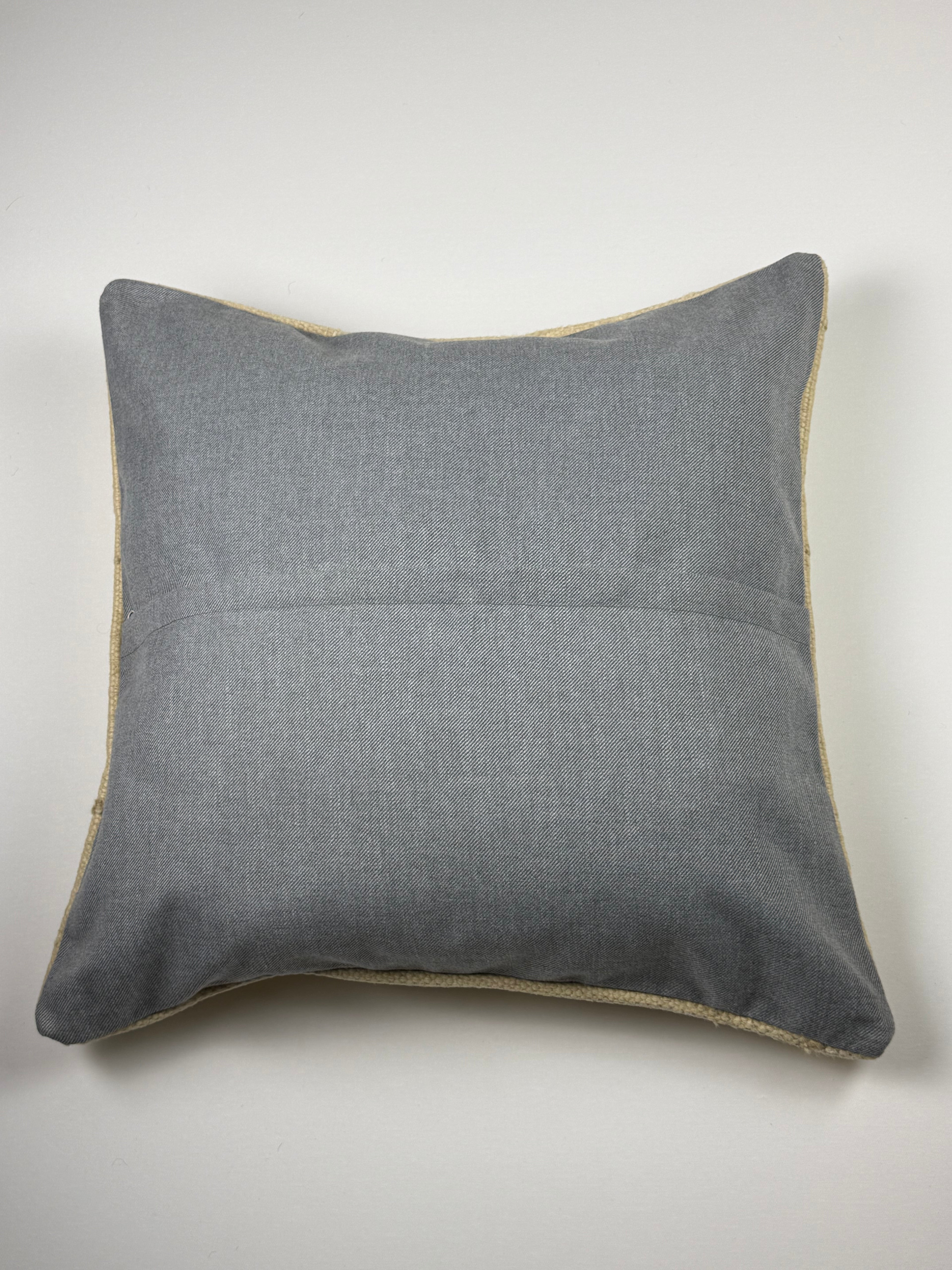 Unikt håndlavet kelim pudebetræk - 60x60 cm