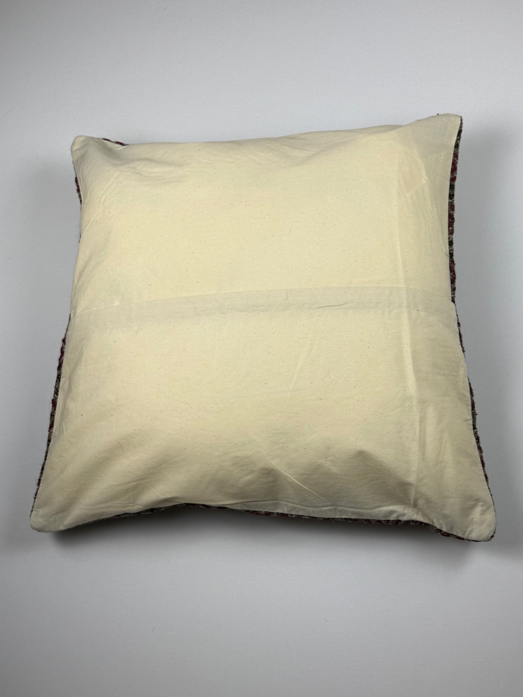 Unikt håndlavet kelim pudebetræk - 60x60 cm