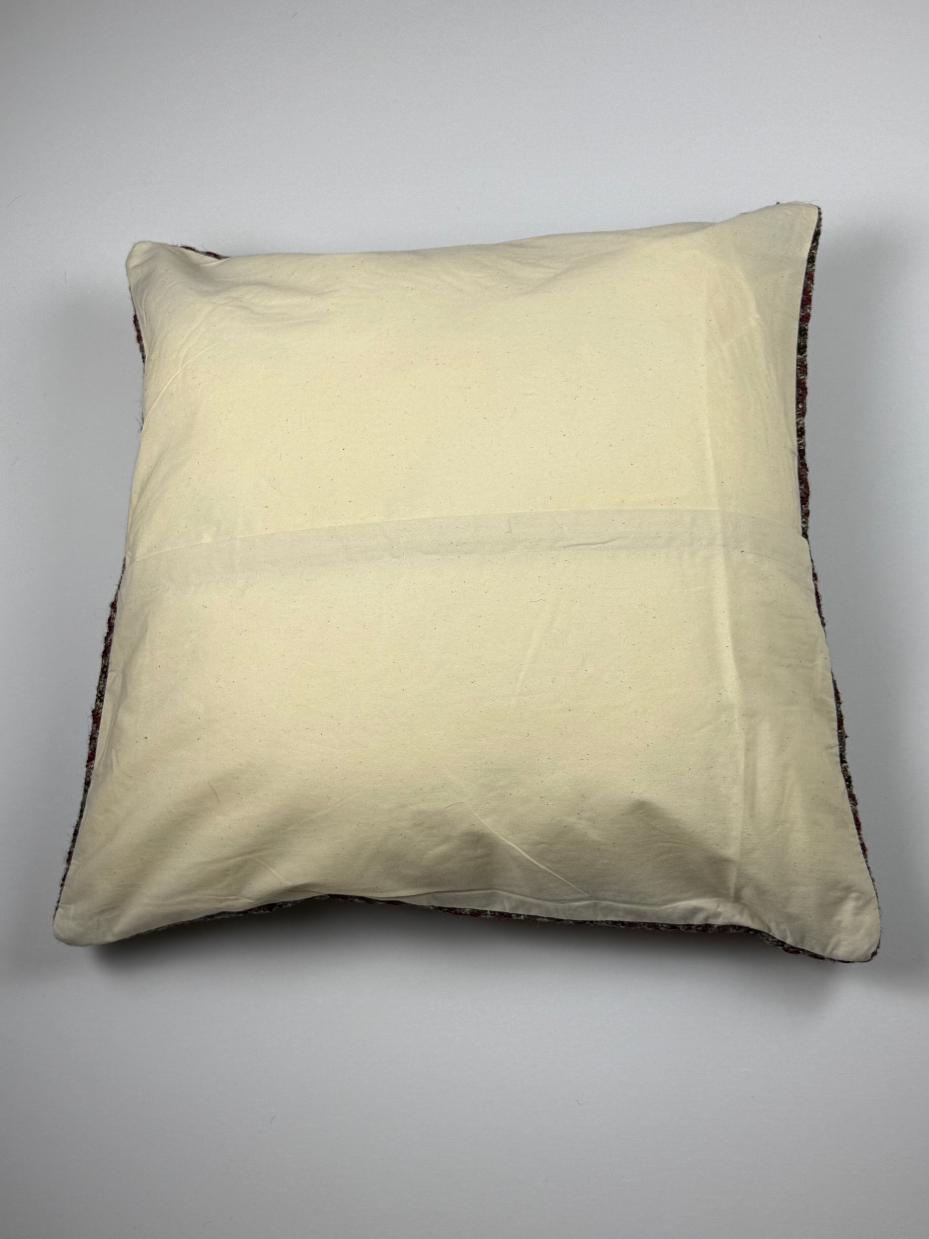 Unikt håndlavet kelim pudebetræk - 60x60 cm