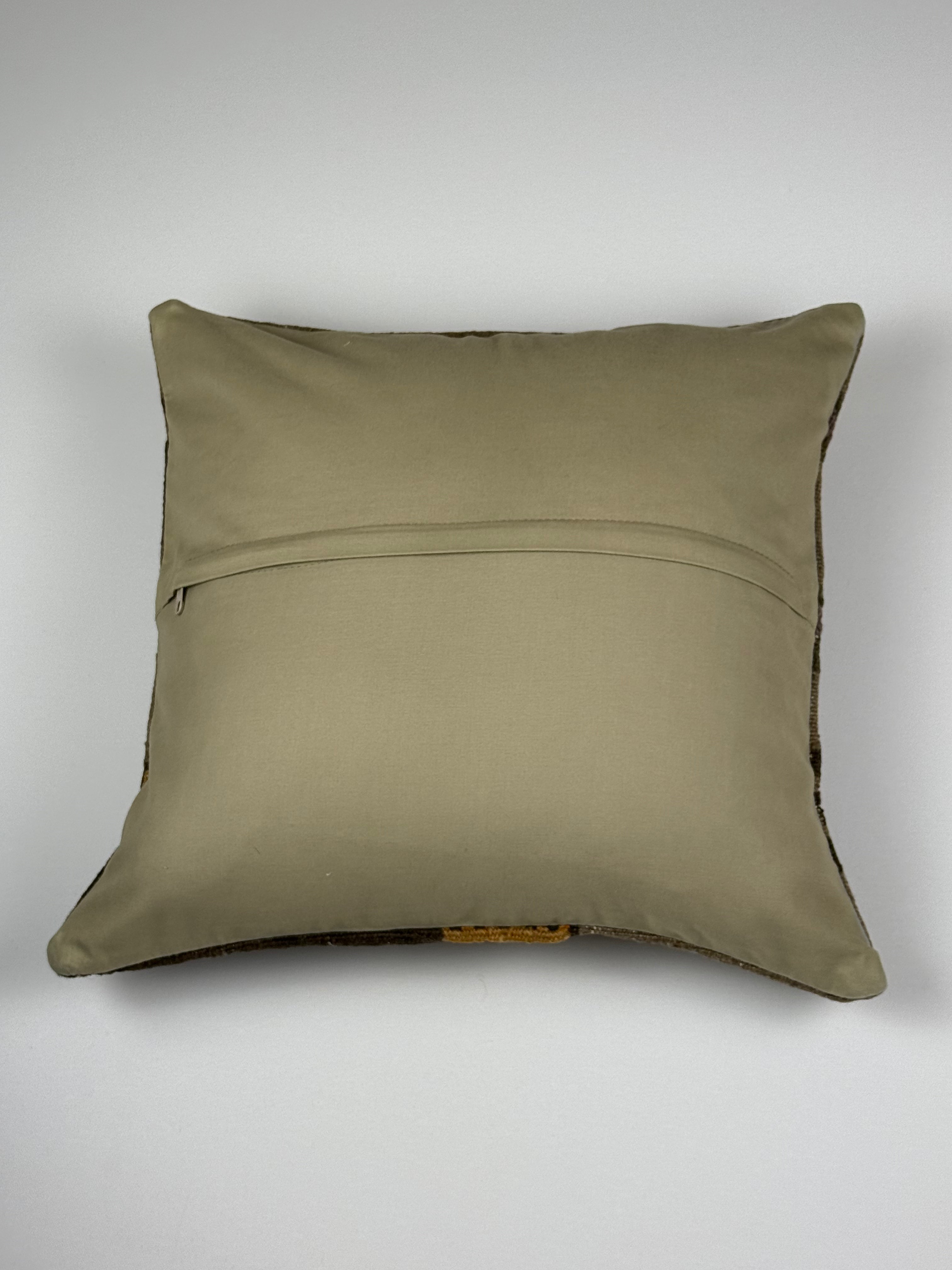 Unikt håndlavet kelim pudebetræk - 45x45 cm