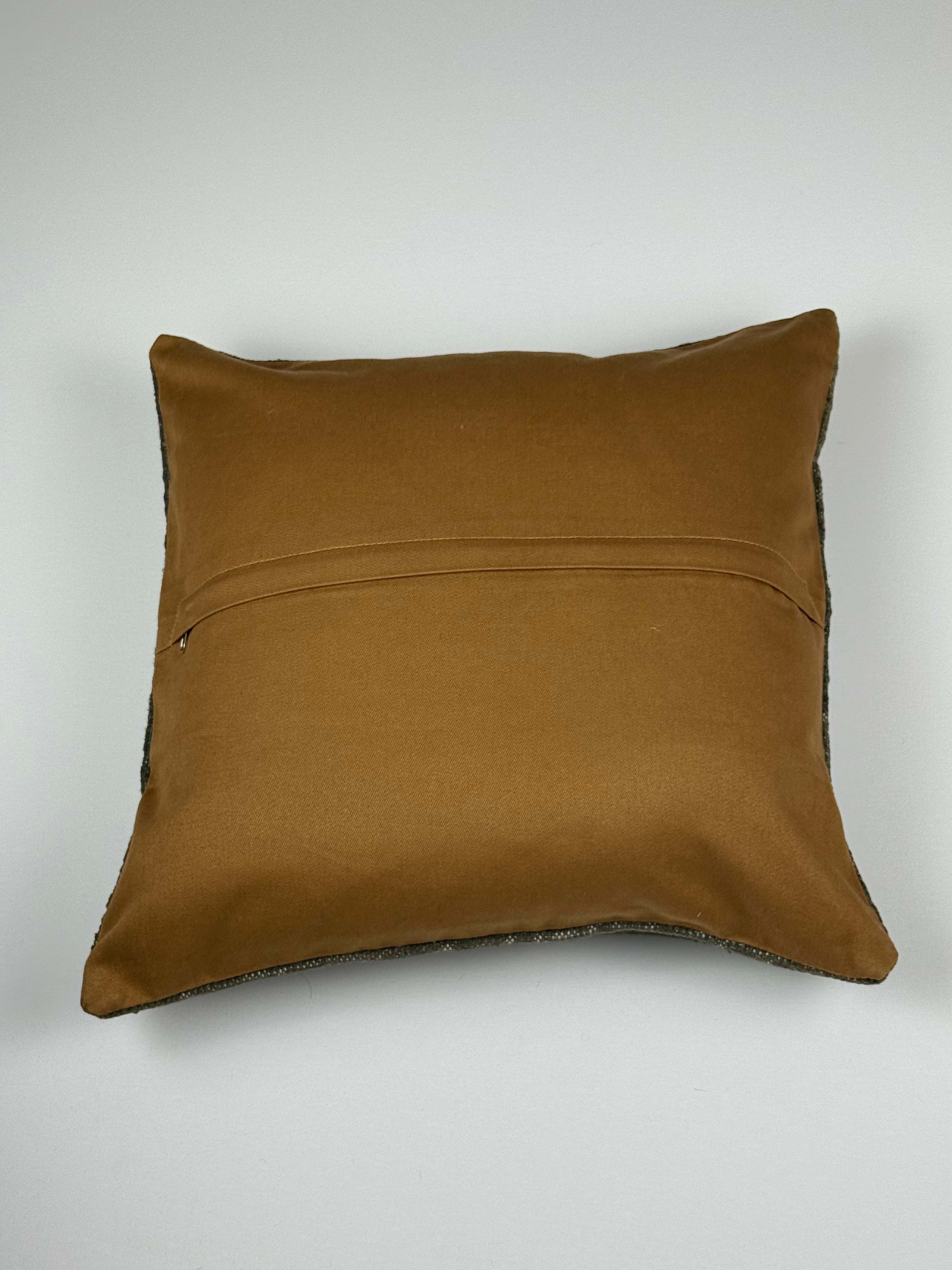 Unikt håndlavet kelim pudebetræk - 45x45 cm