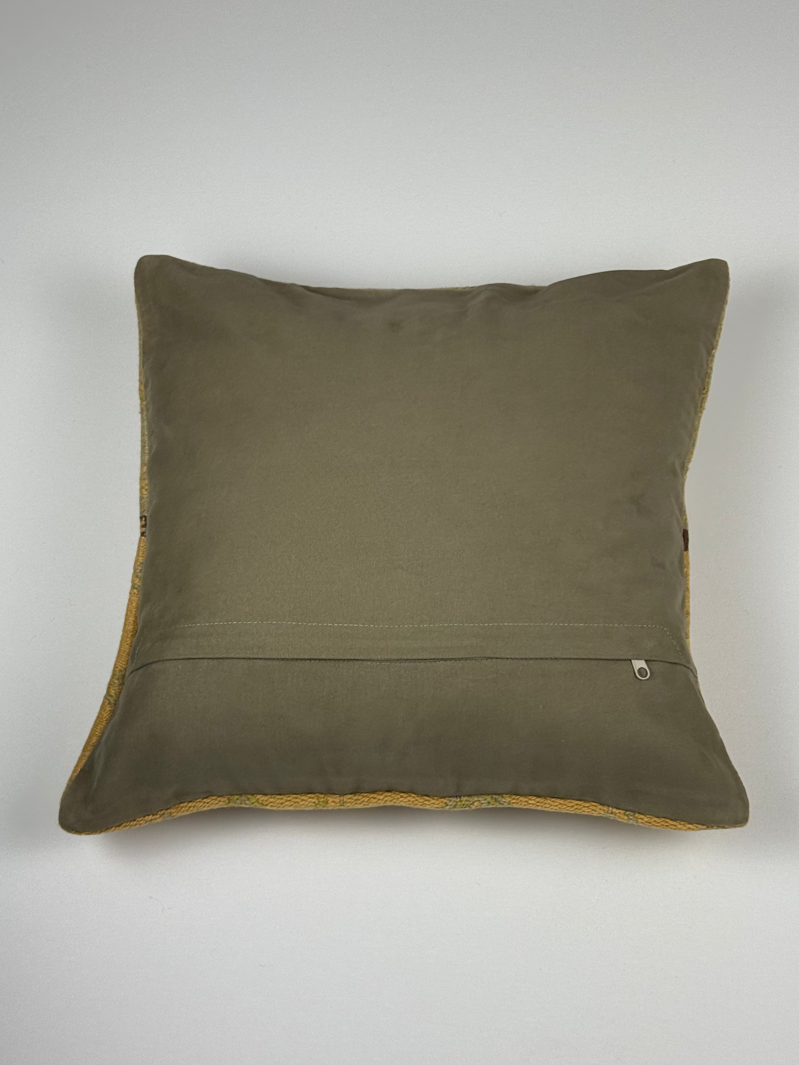 Unikt håndlavet kelim pudebetræk - 45x45 cm