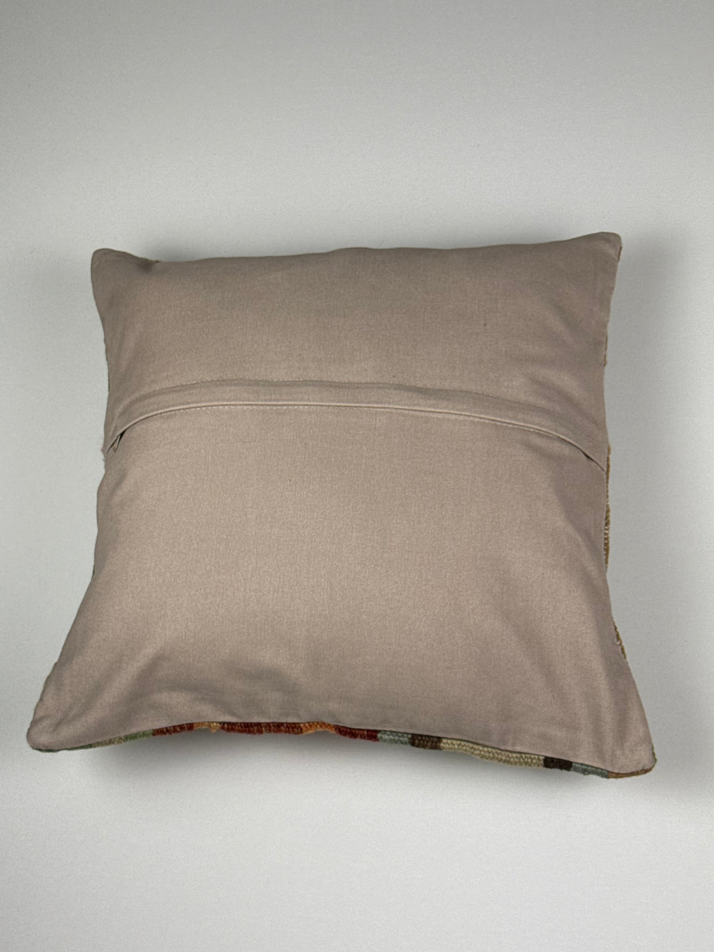 Unikt håndlavet kelim pudebetræk - 45x45 cm
