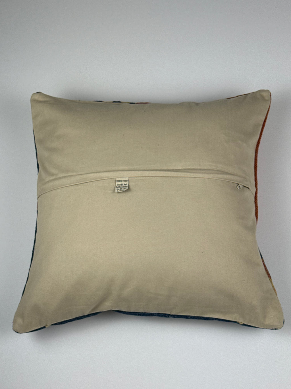 Unikt håndlavet kelim pudebetræk - 45x45 cm