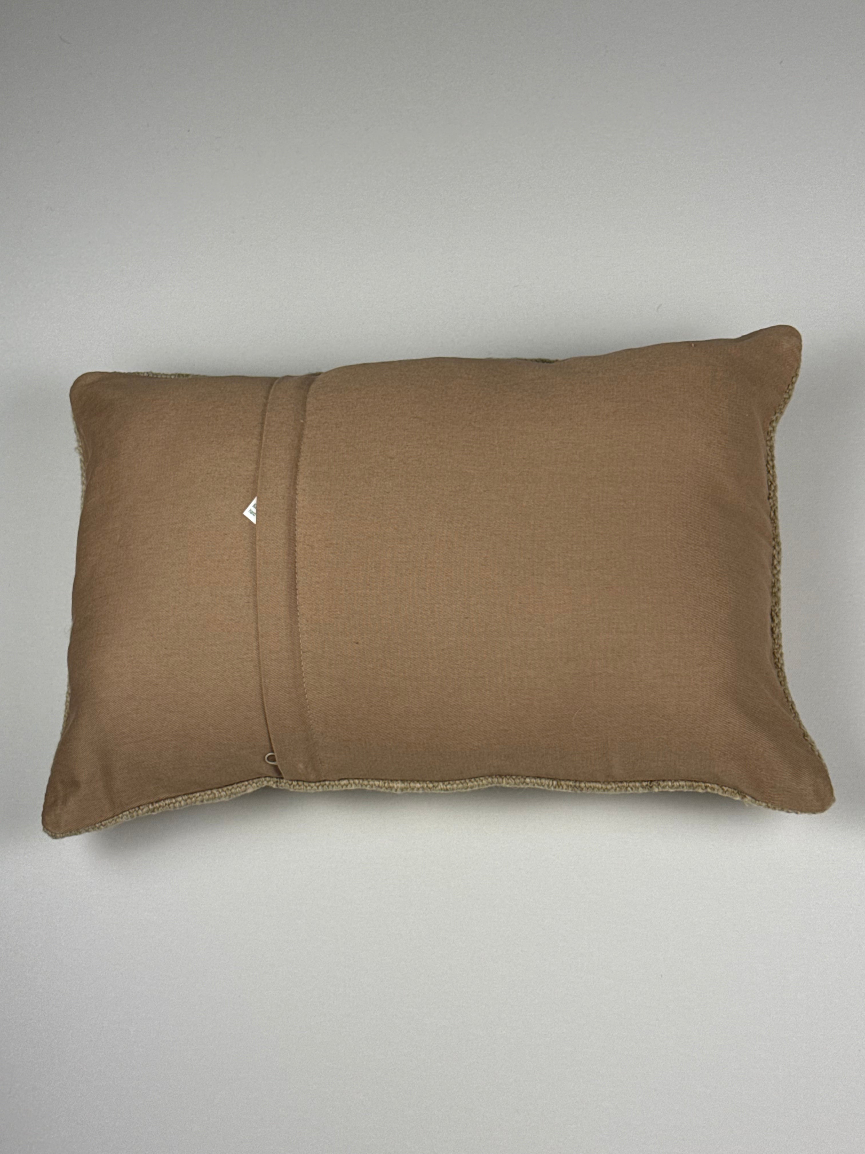 Unikt håndlavet kelim pudebetræk - 35x50 cm