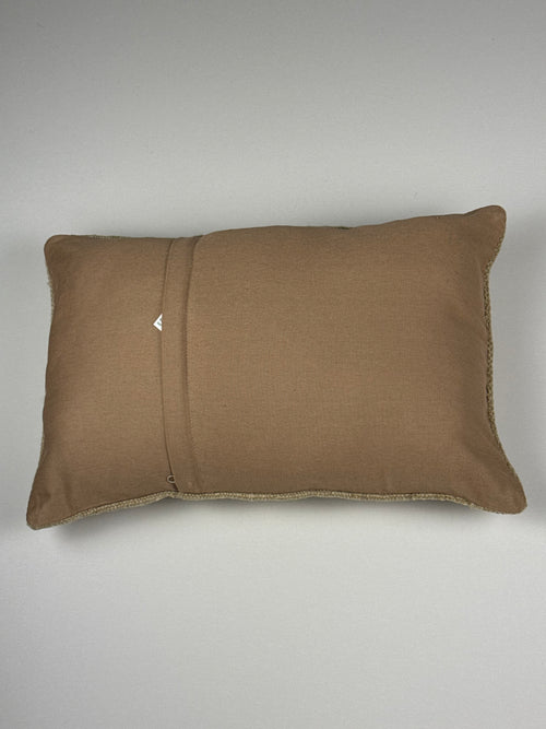 Unikt håndlavet kelim pudebetræk - 35x50 cm