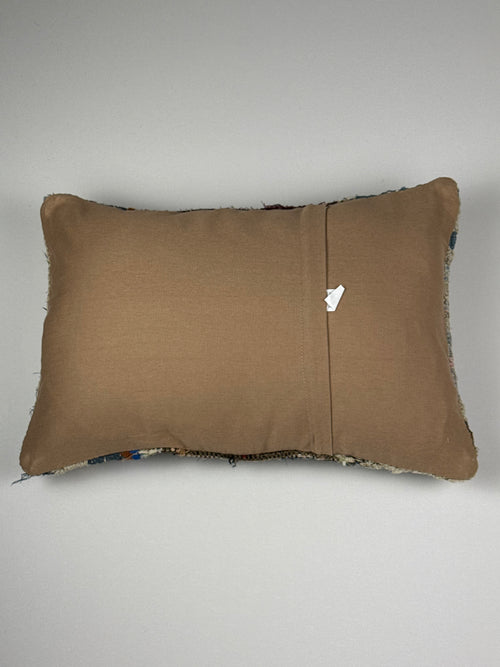 Unikt håndlavet kelim pudebetræk - 35x50 cm