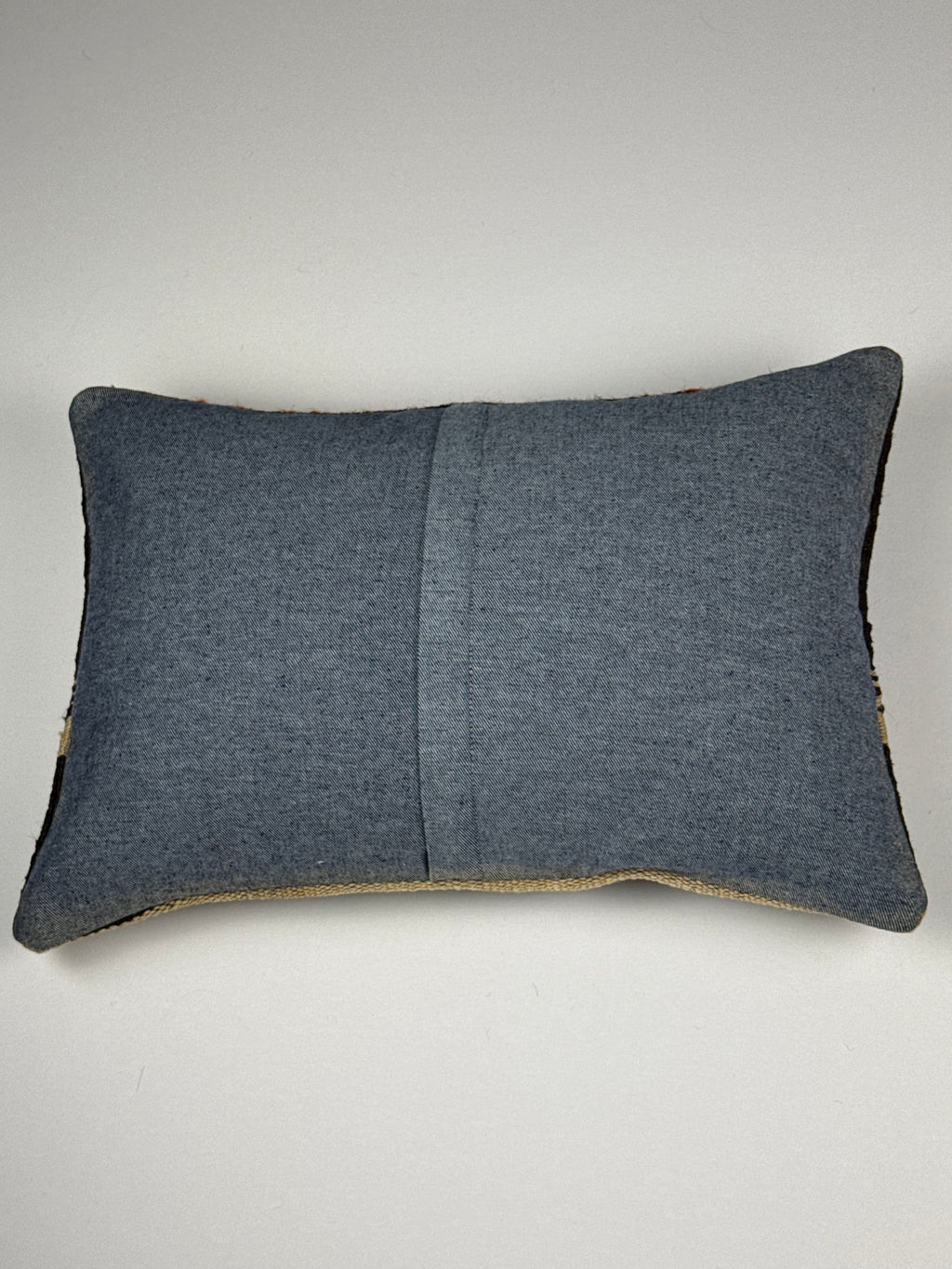 Unikt håndlavet kelim pudebetræk - 35x50 cm