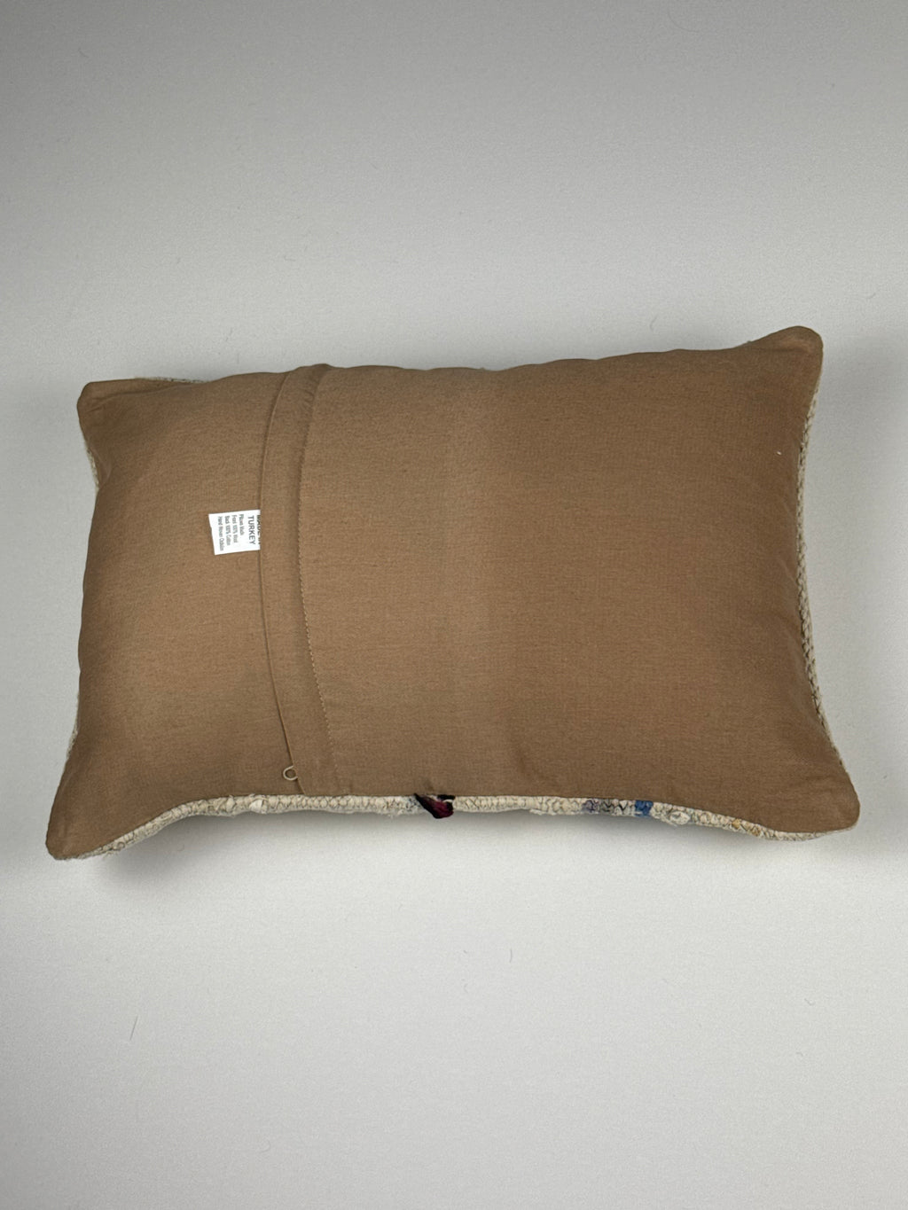 Unikt håndlavet kelim pudebetræk - 35x50 cm