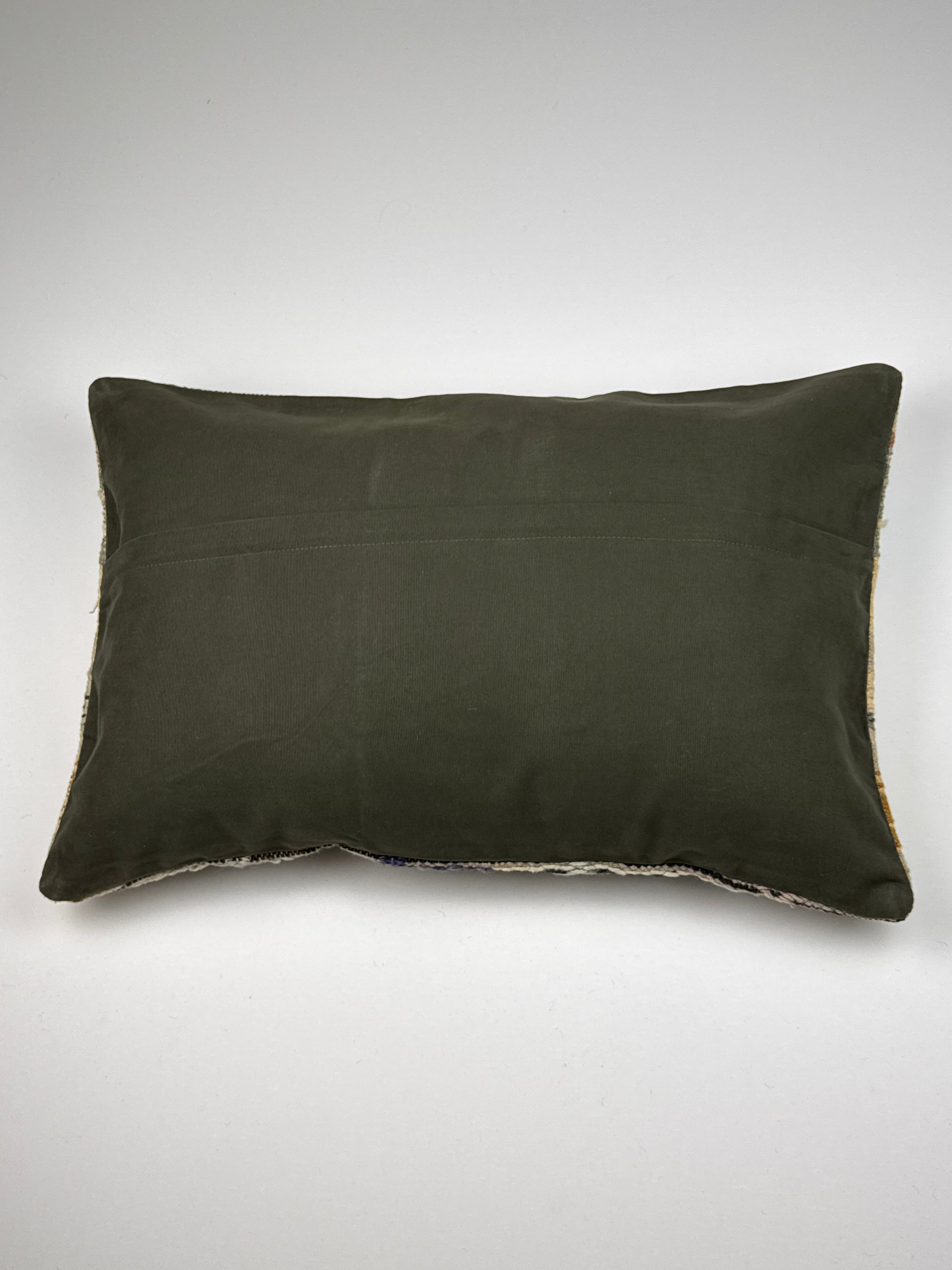 Unikt håndlavet kelim pudebetræk - 40x60 cm