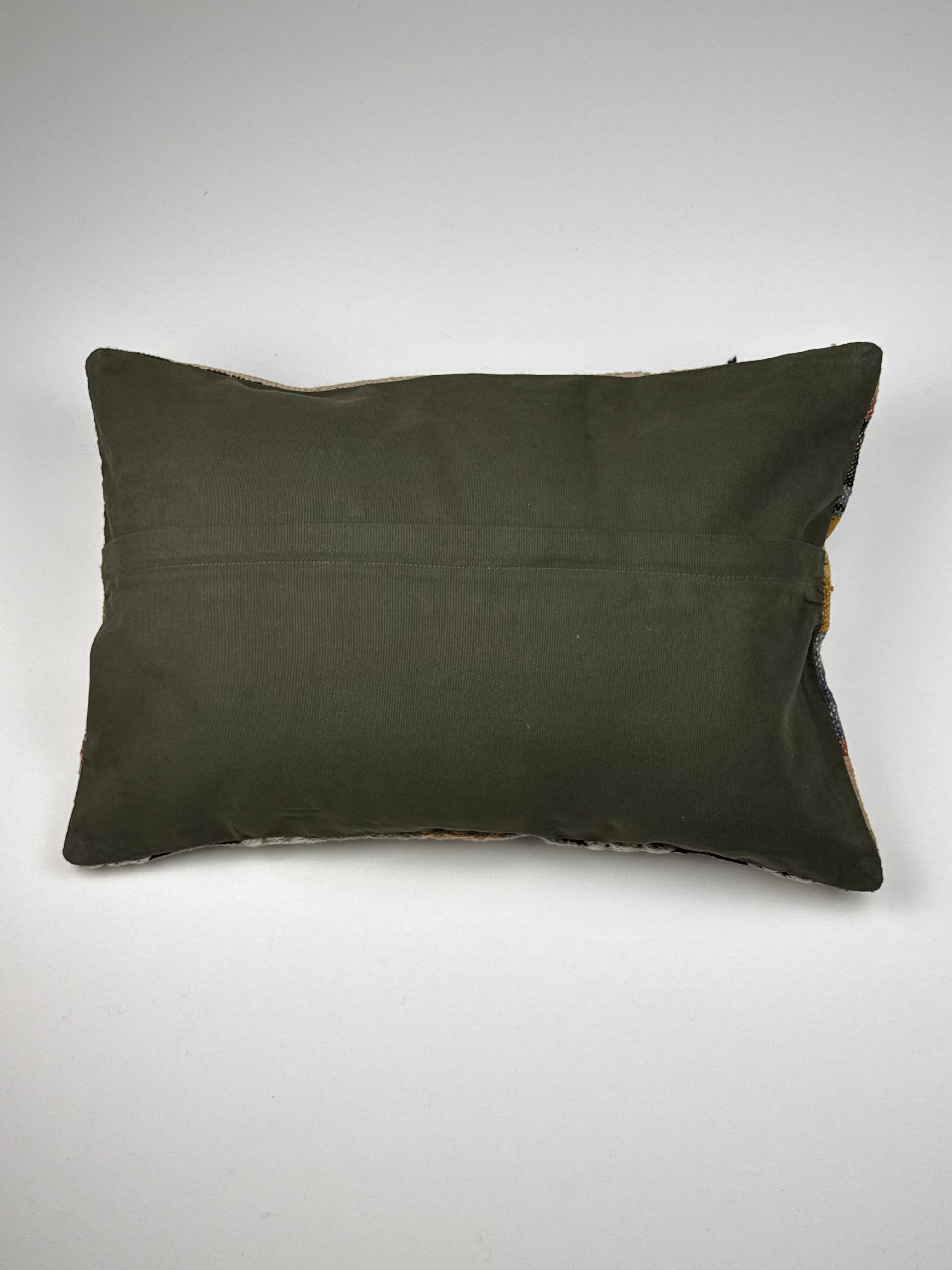 Unikt håndlavet kelim pudebetræk - 40x60 cm