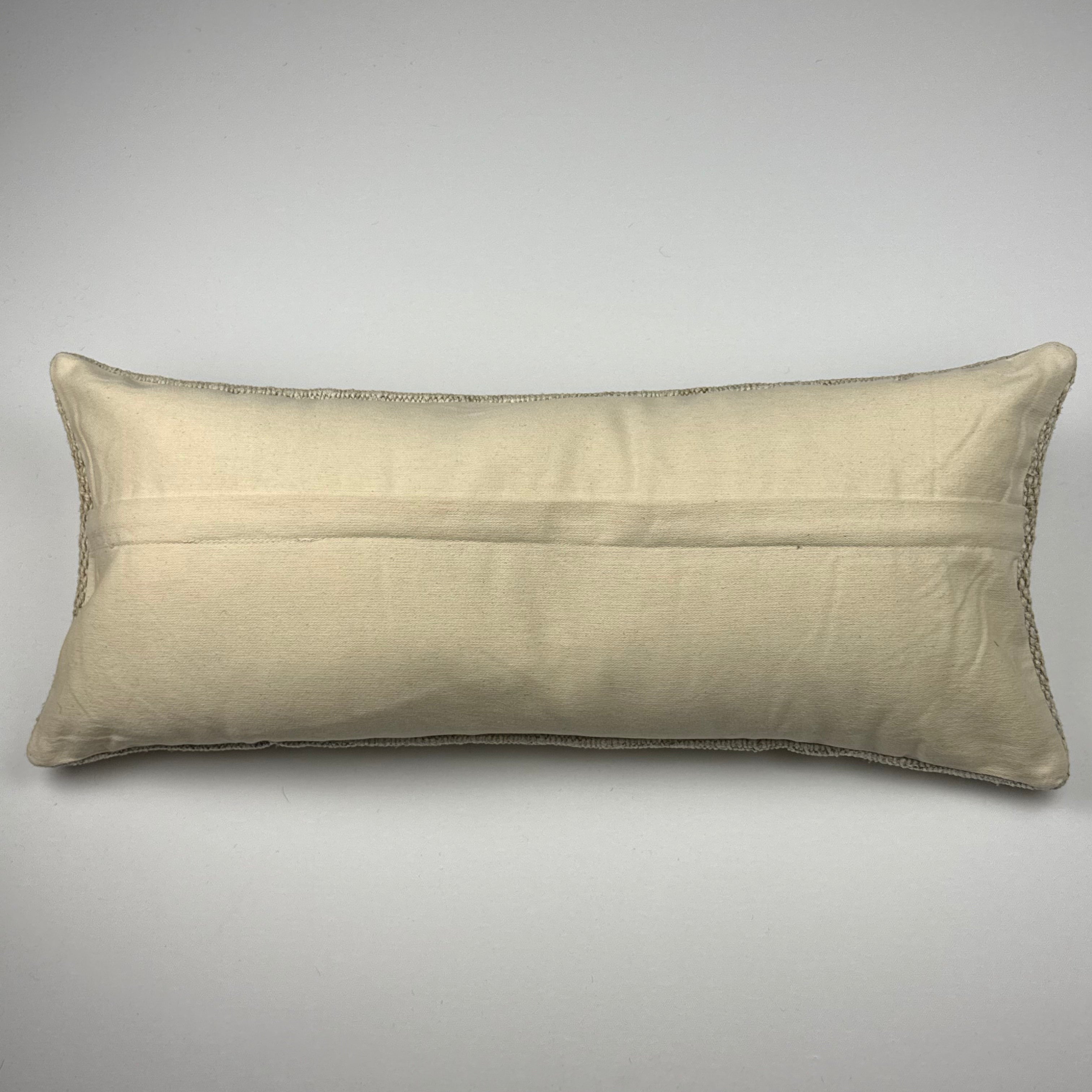 Unikt håndlavet kelim pudebetræk - 30x70 cm