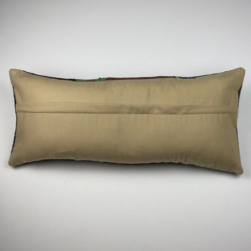 Unikt håndlavet kelim pudebetræk - 30x70 cm