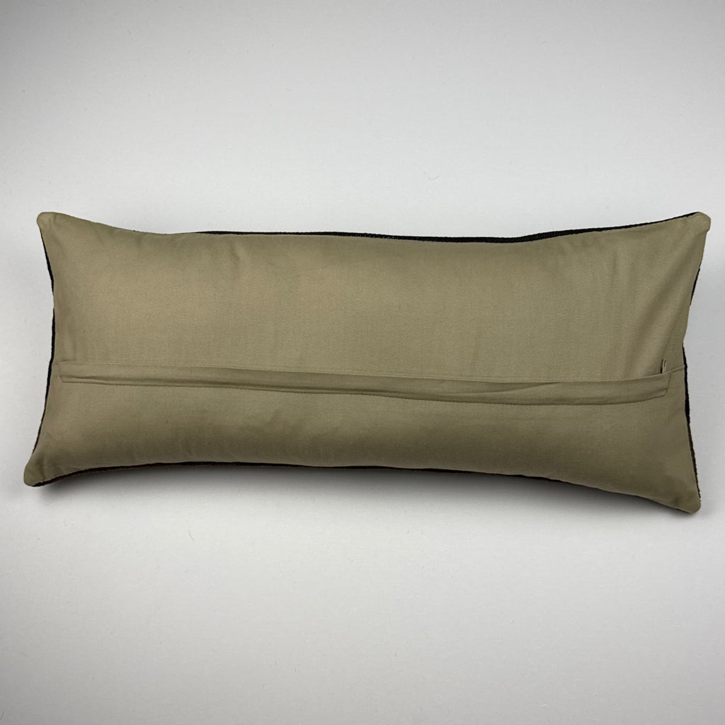 Unikt håndlavet kelim pudebetræk - 30x70 cm