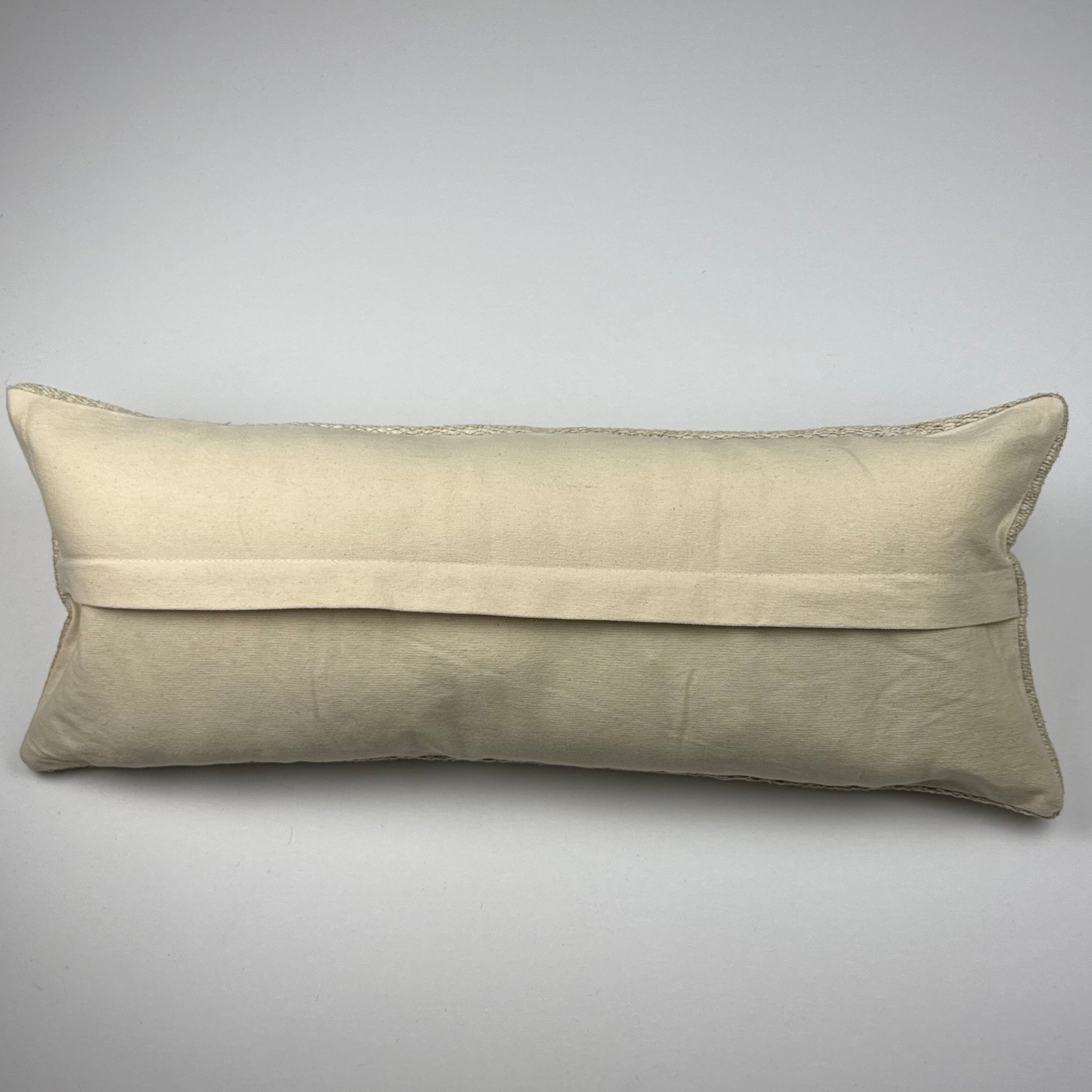Unikt håndlavet kelim pudebetræk - 30x70 cm
