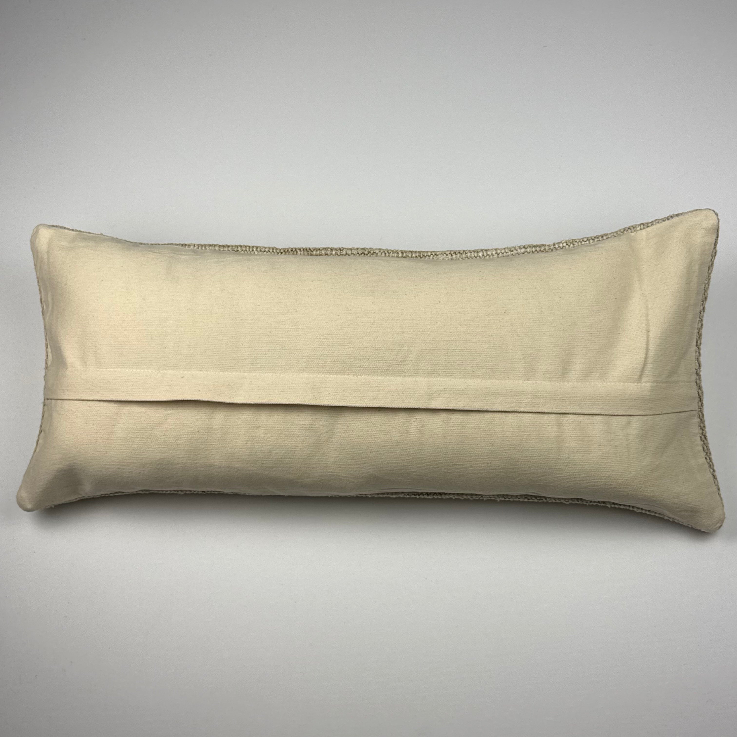 Unikt håndlavet kelim pudebetræk - 30x70 cm