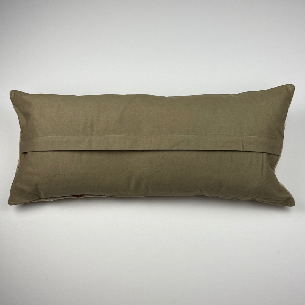 Unikt håndlavet kelim pudebetræk - 30x70 cm