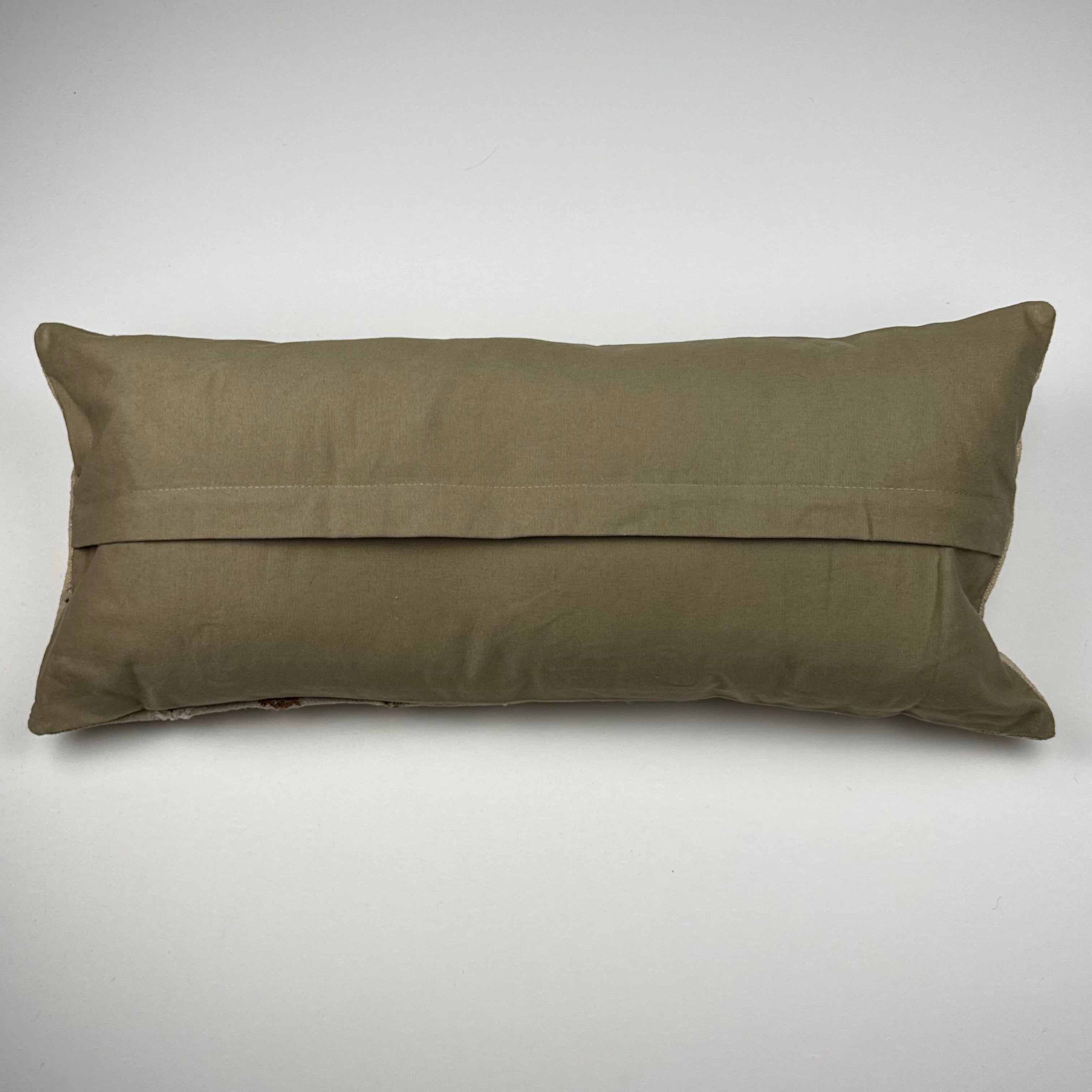 Unikt håndlavet kelim pudebetræk - 30x70 cm