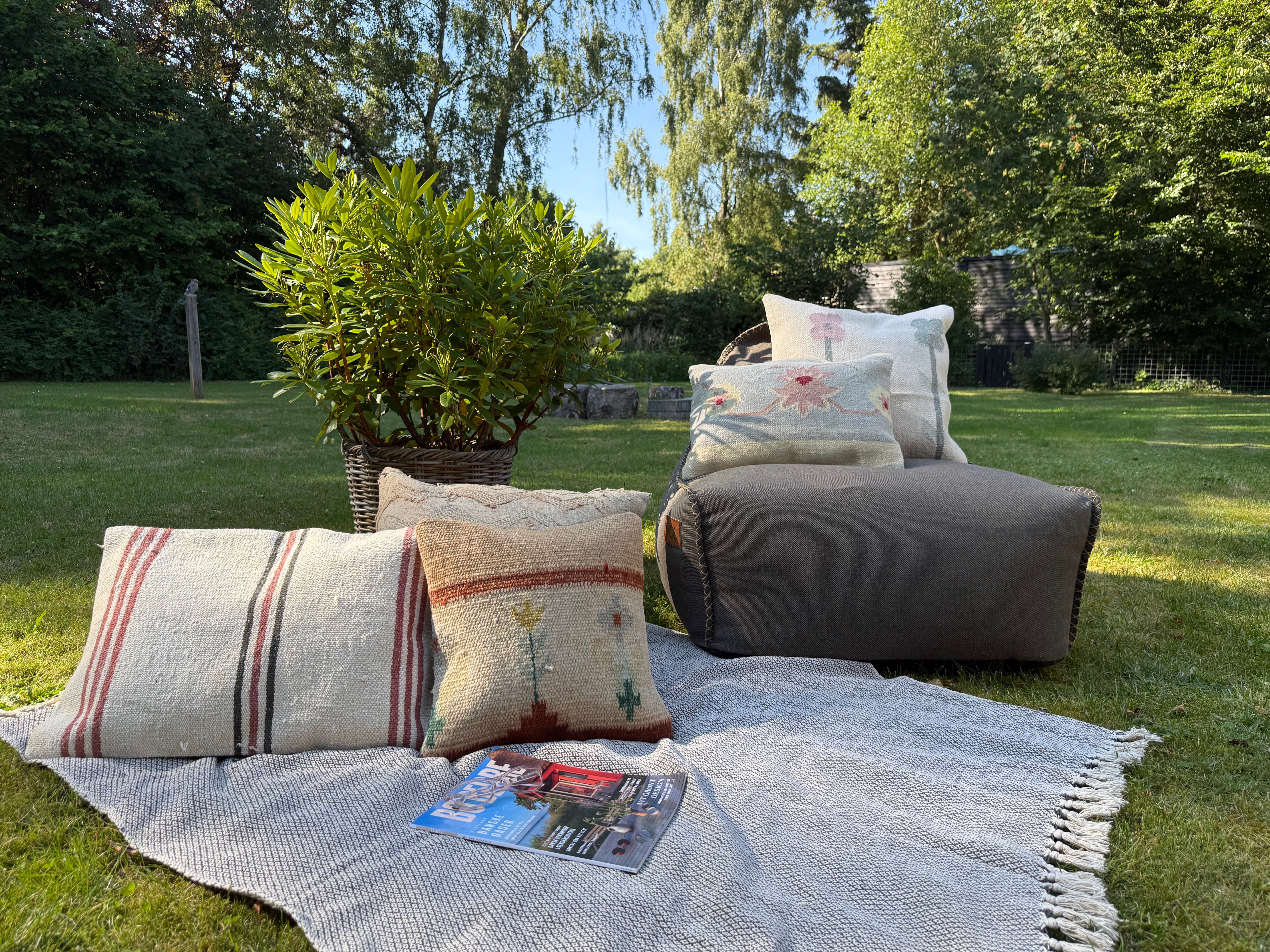 NorlessLiving Kelimpuder, pyntepuder, sofapuder, kelim pudebetræk, indretning, 