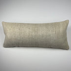 Kelim pudebetræk 30x70 i beige, håndsyet af vintage kelimtæppe