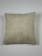 Kelim pudebetræk 40x40 i beige, håndsyet af vintage kelimtæppe